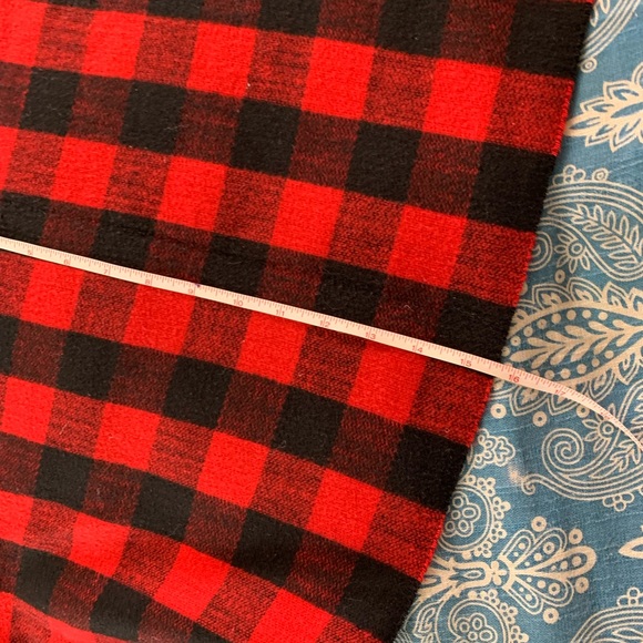 EUC J. Crew Red Plaid Scarf - Picture 5 of 9